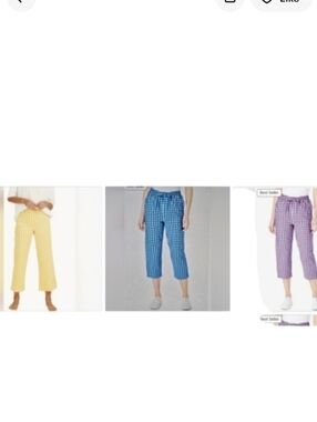 #20W Woman Within 3pc Cropped Pants